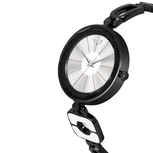 Image of WHITE BIRD Delight Mother of Pearl Dial Analog Metal Strap Watch for Women