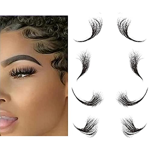 Hair Edge Tattoo Stickers Hairline Tattoo Sticker Template Fake Hair Tattoo Stickers, Curly Hair Waterproof Temporary Tattoos Hairline Sticker Waterproof Lasting ( Styles 1 )