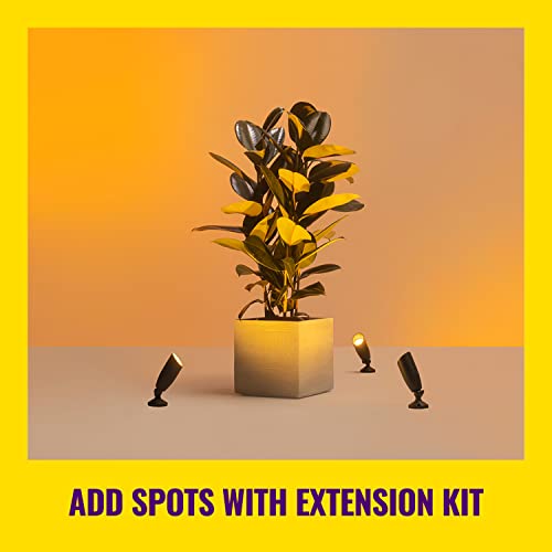 Wiz 12V Smart Wifi Outdoor Led Ground Spotlight Starter Kit (2-Count), Compatible With Alexa, Google Assistant, Bluetooth Compatible, No Hub Required, Extendable #TOP6