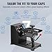 VEVOR Heat Press 6x3.75Inch Curved Element Hat Press Clamshell Design Heat Press for Hats Rigid Steel Frame No Stick Digital LCD Timer and Temperature Control (6x3.75Inch Clamshell Design)