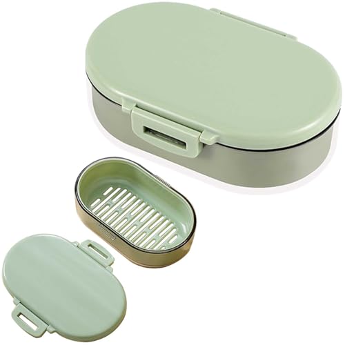 MYLDH Bar Soap Travel Case, Travel Soap Container, Leakproof Travel Soap Case, Portable Soap Holder with Lid for Gym, Camping Essentials