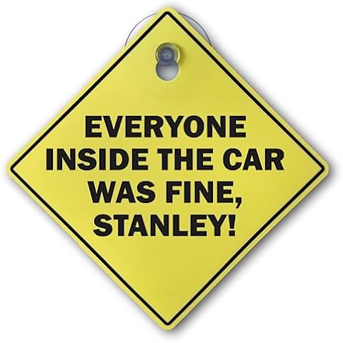 The US Office Car Sign with Suction Cup Cover