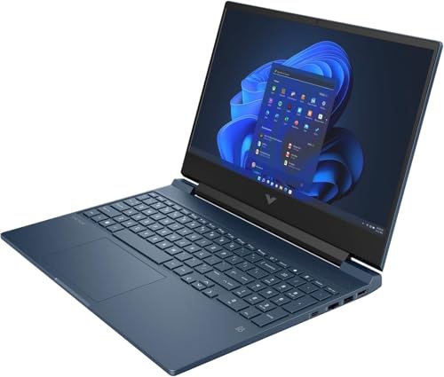 Image of HP Victus 15 Gaming Laptop 15.6 inch FHD IPS Anti-Glare 144Hz Intel 8-core i5-12450H (Beat i7-11800H) 32GB RAM 2TB SSD GeForce RTX 3050 Backlit B&O Fast Charging Win11 Blue w /ICP Accessory