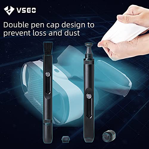 Vsgo Professional Lens Cleaning Pen With Soft Lens Brush & Nano Optical Carbon Compatible For Rift S/Htc Vive/Cosmos Headset, Drone, Cameras Lens, Optical Lens Dust And Fingerprint Cleaning #TOP6