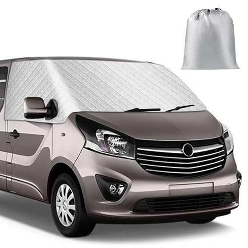 Housse de pare-brise pour Renault Trafic 2014-2025 - Bâche argentée de protection vitre avant