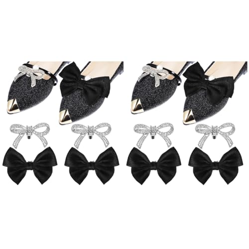 Clip de chaussure d'arc doré pour talons hauts et escarpins de mariage
