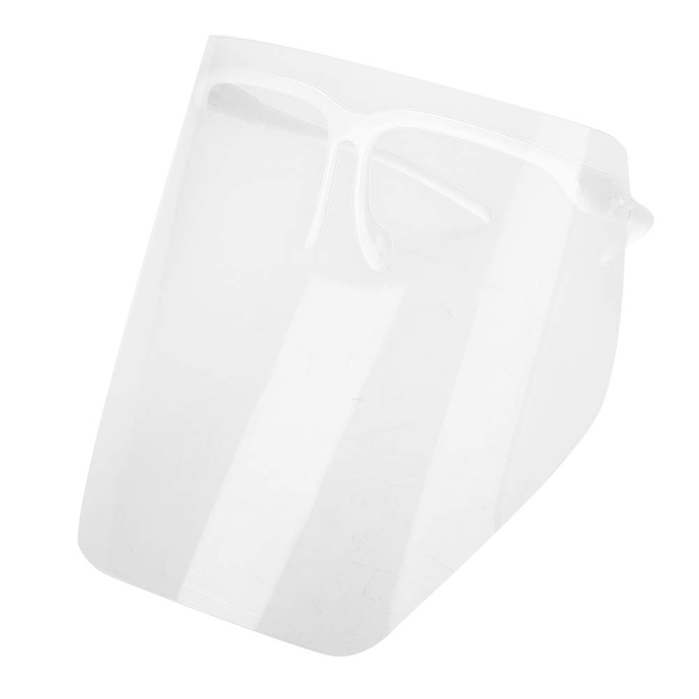 Naroote Masque de Protection Dentaire Confortable Anti-buée pour Usage Dentaire, Visière 10 Pièces pour Professionnel de Magasin à Domicile, Plastique Blanc Rose Vert Bleu 8,6 X 6,2 Pouces (WHITE)