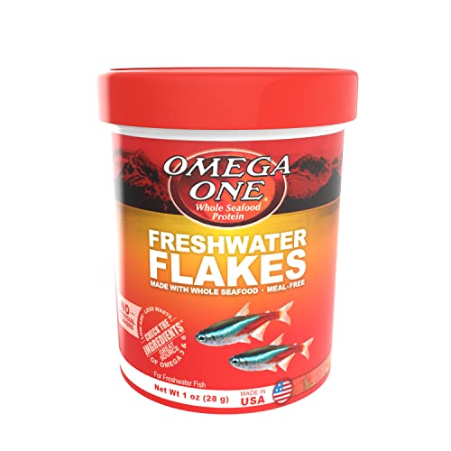 Omega One Freshwater Flakes, 1 oz
