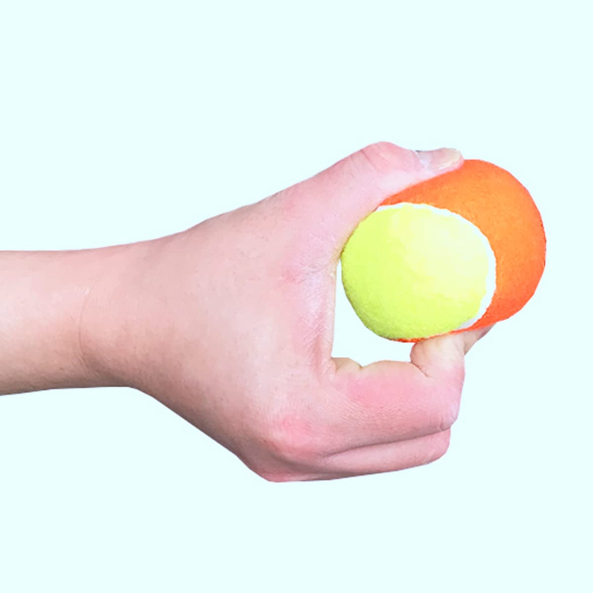 Osmond 9 Pezzi Elasticità Soft Beach Tennis Ball Palline da Tennis in Gomma per Allenamento di Alta qualità