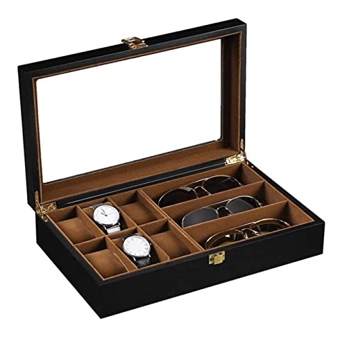 RHRYTCH ALJ249 Uhren- und Brillenbox 6+3