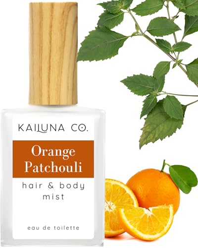 Kailuna Co. Orange Patchouli Natural Hair & Body Mist Spray,