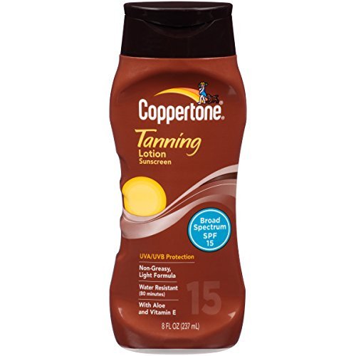 Coppertone Tanning Lotion Sunscreen SPF 15 8oz Amazon.in Beauty