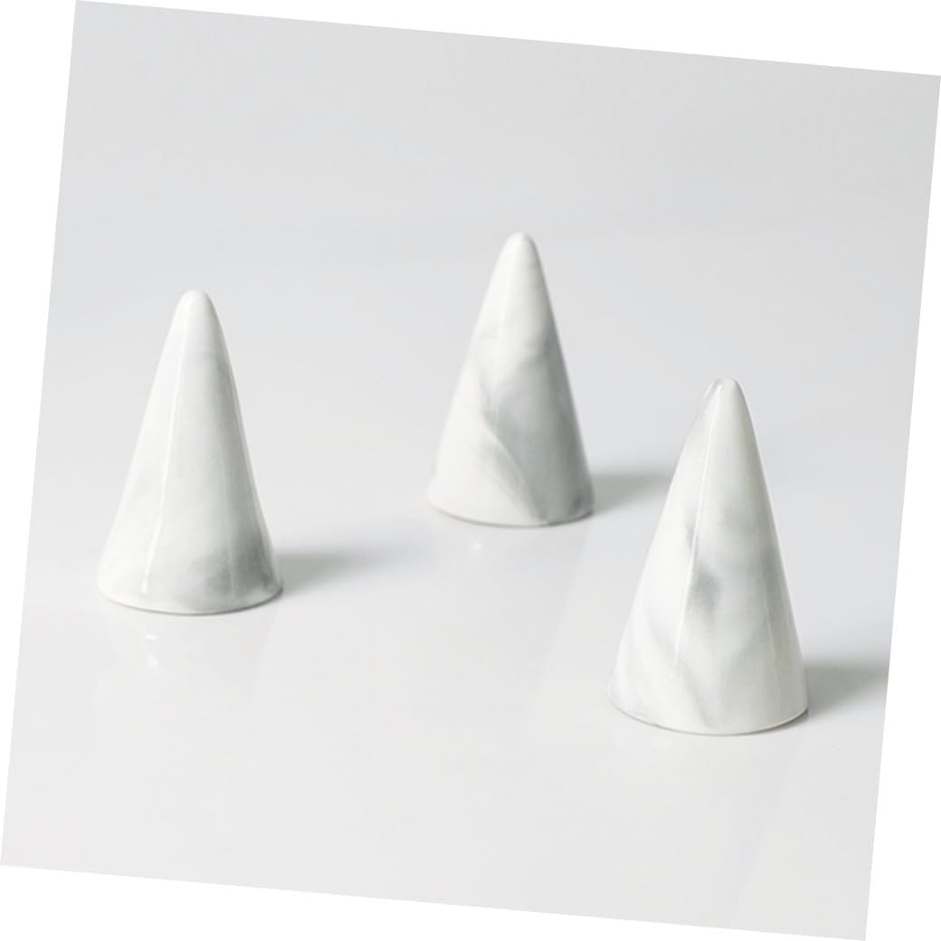 VANZACK 3pcs Ceramic Cone Jewelry Display Racks for Earrings and Jewelry image 5