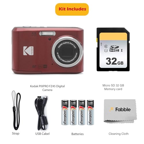 KODAK PIXPRO FZ45 16MP Digital Camera with 4X Optical Zoom