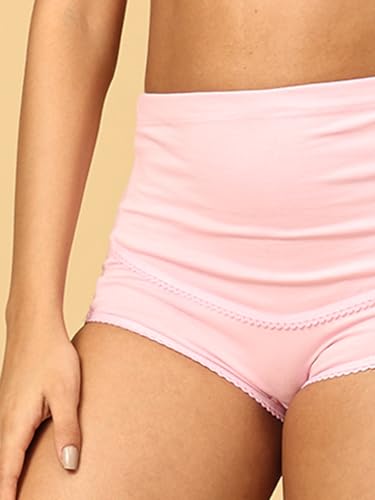 Image of The Mom Store Maternity Panties | Pregnancy and Post Partum Panties | Comfortable High Waist Panty for Women | Cotton | Perfect Pregnancy Panties for Women