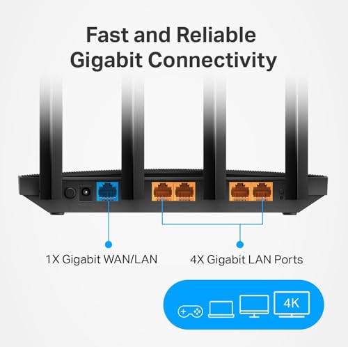 Tp-Link ARCHER A6 Dual Band Mu-Mimo Wireless Internet Router thumb #4