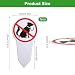 5 Stück Kein HundekloSchild Steckschild PVC für Rasen, Park, Spielplatz, Saubere Wege Hunde Kacken Verboten, Kein Hunde Pinkeln Hinweisschild