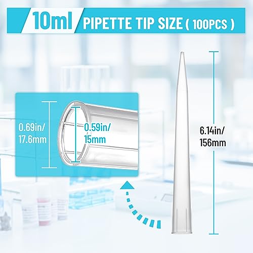 Elabpal 90112032-A 10Ml Pipette Tips 100 Pcs, Lab Universal Pipettor Tips thumb #1