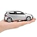 1:36 Volkswagen Golf GTI Toy Car, Diecast Pull Back Model Car, Doors Open, Collection Kids Toy for Aged 3 and up, Gift Silver
