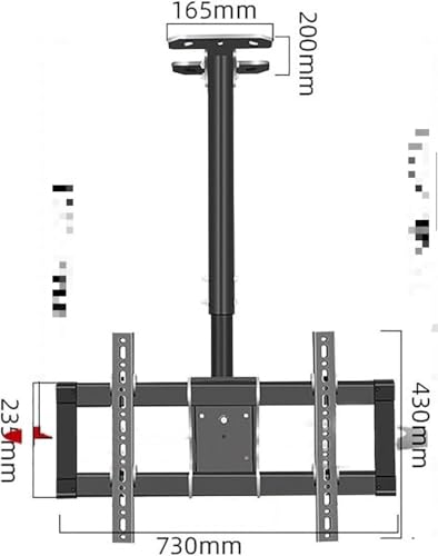Support de plafond pour téléviseur idéal pour optimiser l'espace de votre salon - 3