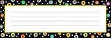 Creative Teaching Press Dots on Black Name Plates (4499)