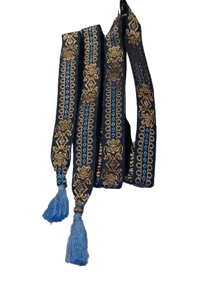 Atapiernas FALLERO lligacames para traje regional (baturro, montañés, trajes regionales(Modelo BLAU) (ADULTO (90CM))
