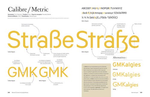Livre Manuel d'anatomie typographique pour décoder 100 caractères essentiels - 4