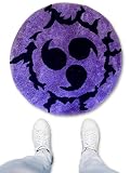 Anime Carpet Purple Modern Fluffy Rug - Non Slip Ultra Soft Tufted Room Decor Polyester Nursery Rugs