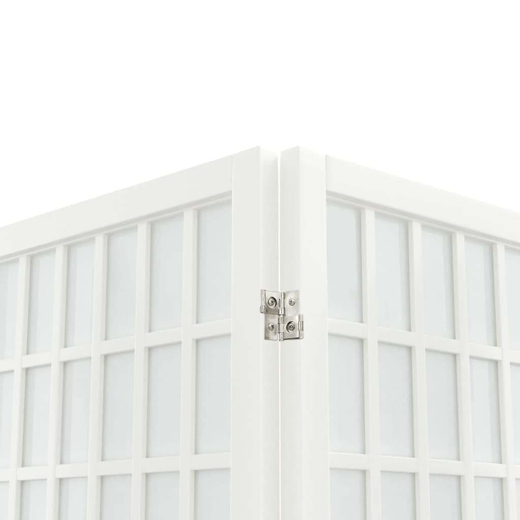 vidaXL Biombo plegable con 3 paneles estilo japonés blanco 120x170 cm