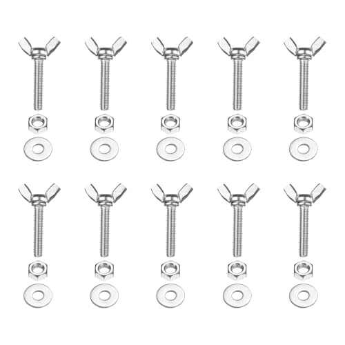 Vis papillon M6 en inox 304 pour fixer et ajuster vos boîtiers sans aucun outil