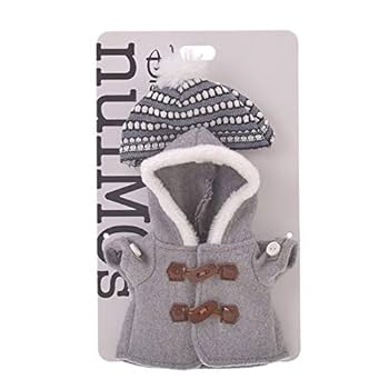 X'mas set ぬいシート2人乗り&10cmぬい服 ダッフルコート ２着 10cmぬい用 ぬい服 ダッフルコート - munu-munu - BOOTH