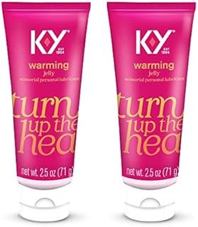 Personal Lubricant, K-Y Warming Liquid Personal Lube , 2.5 oz. (Pack of 2) Sex Lube for Women, Men & Couples. HSA Eligible