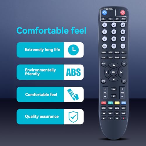 Télécommande Xsarius Sniper V-IPTV compatible boîtier Linux Full HD H.265 - 3
