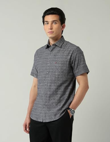 Image of AD by Arvind Modern Slim Fit Tartan Checked Shirt