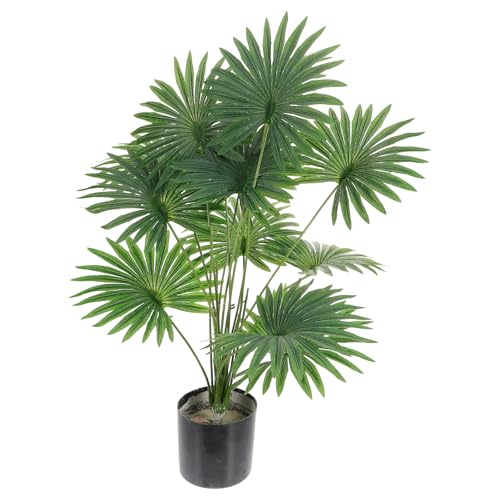 Kichvoe Simulada en de Plástico Maceta Artificial de Altamente Fácil de Cuidar, y Decorativo Hogar y Dormitorio