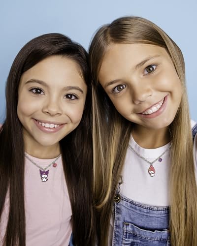 SALLY ROSE Sanrio Kuromi and My Melody Best Friend Necklace for 2 Official License, Fashion BFF Necklace for 22