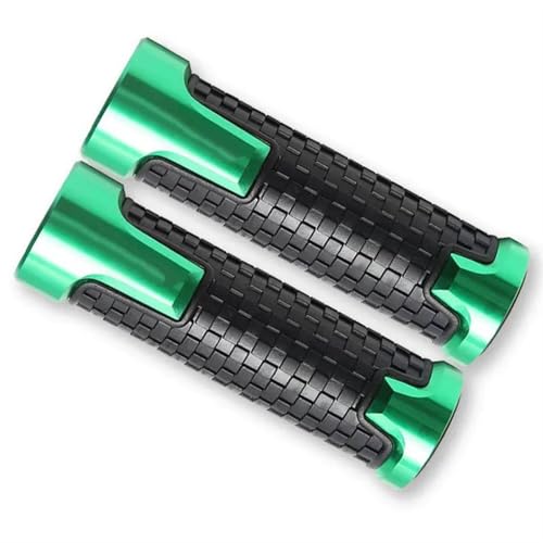 Poignées moto SYM Fiddle 3 et Maxsym en aluminium CNC de haute précision 22mm vert