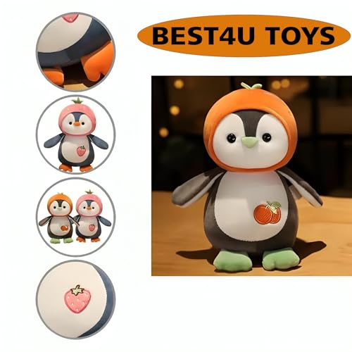 Image of Fruit Penguin Orange - Soft Plush Stuffed Toy for Kids & Girlfriend, Soft Toy for Kids - Birthday Gift for Girls, Plush Toy Big Cuddly Hugging Bear, Gifts for Valentine's Day