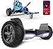 GeekMe hoverboards da 8,5" per Tutti i Terreni con Potente Motore Bluetooth Integrato,App + Hoverkart per Overboard