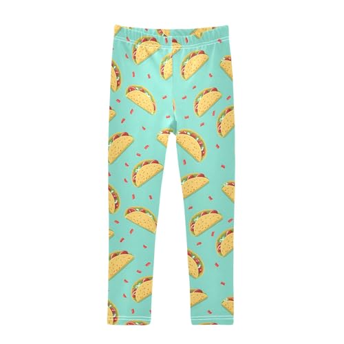 Chicken Rolls Girls Leggings Athletic Pants Tights Stretch Bottom