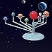 ZJchao Solar Kids Kit de bricolage Système solaire 9 planètes Modèle Science Kit Enfants Montage Planétarium Jouet Astronomique Science Boule Lumineuse Expérience