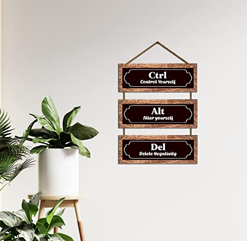 Image of EXPLEASIA Decorative Wall Hanging Wooden Art Decoration Item for Home Office Home Decor Gift Items