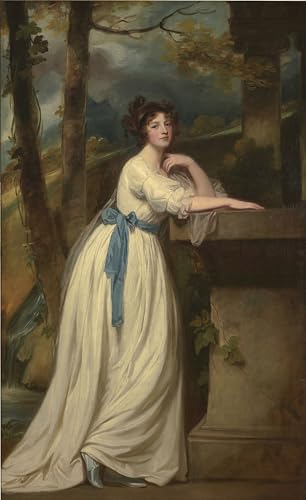 Tableaux Graffiti Art Mural Portrait Mme Andrew Reid par George Romney Peinture Poster Impression 60x90cm