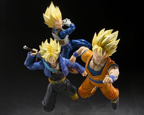 TAMASHII Nations Dragon Ball Z – Figurine Super Saiyan Vegeta (Dangerous Pride) S.H.Figuarts – vue 8