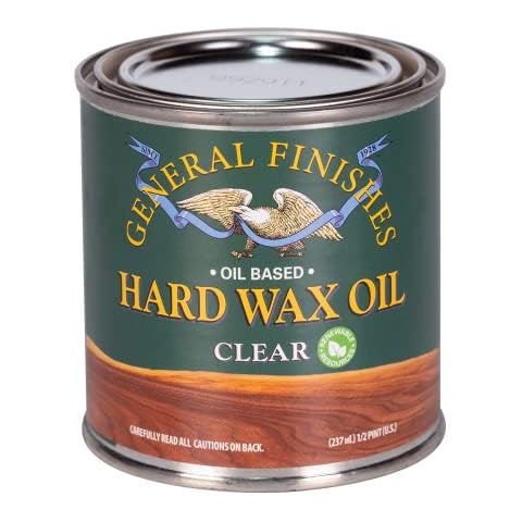 General Finishes Hard Wax Oil, 1 Pint, Clear Cover