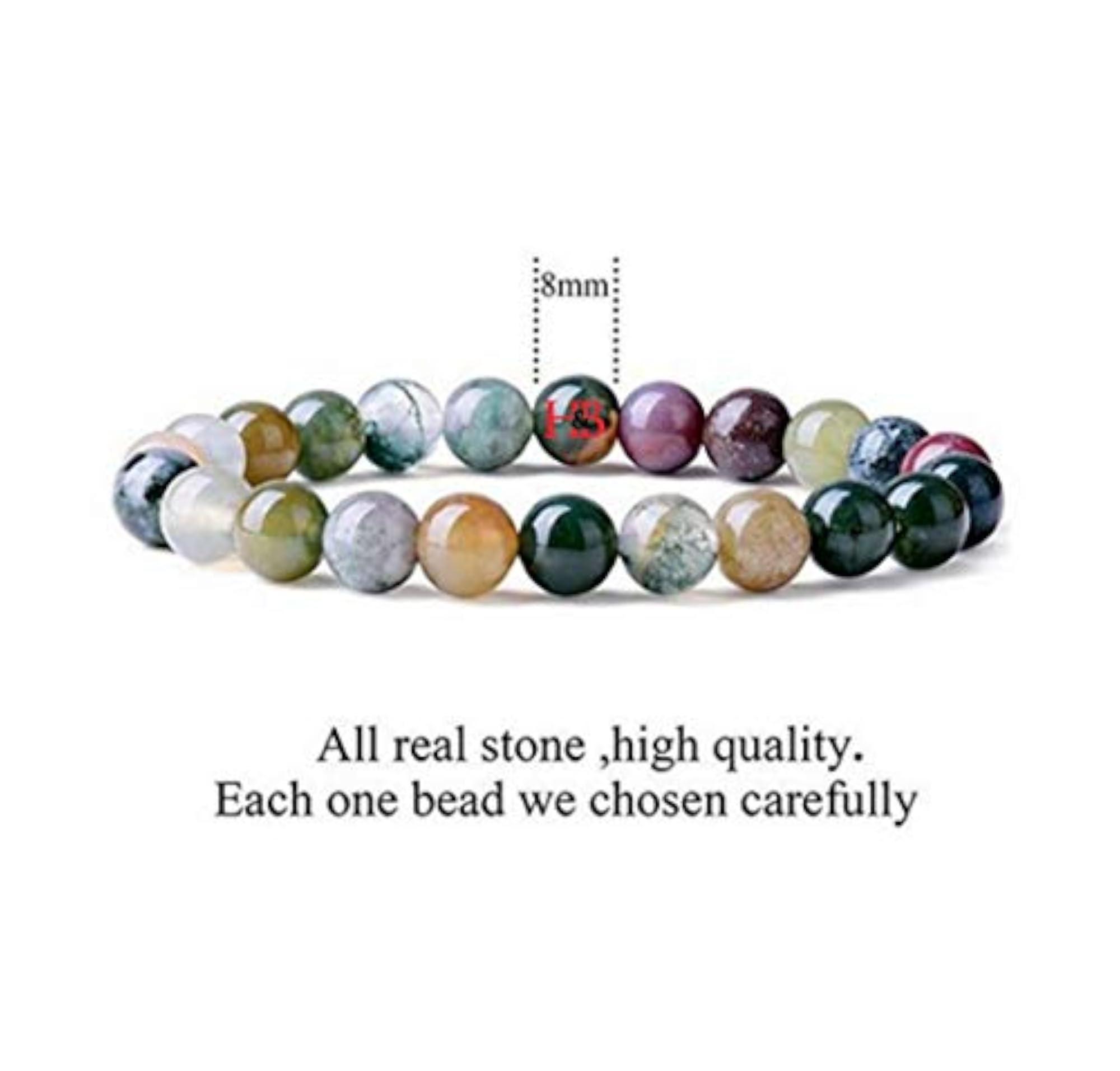 Natural Stone Bracelet - Gemstone Jewelry for Balance