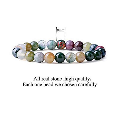 Natural Stone Bracelet - Gemstone Jewelry for Balance