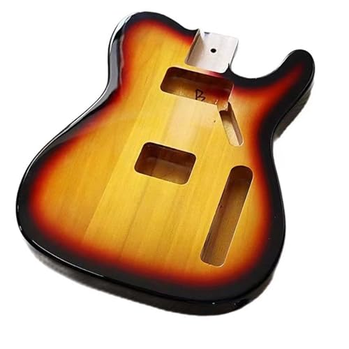 Guitar Body Kit Poplar Electric Guitar Body Sunset Light Instrument Modification DIY Accessories