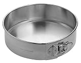 Focus Foodservice (900410) Commercial Bakeware 10" Spring Form Pan, Aluminum, Silver