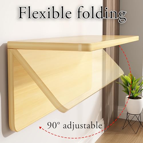 Table murale pliable pour cuisine et extérieur - Meuble gain de place 60x40cm - 6